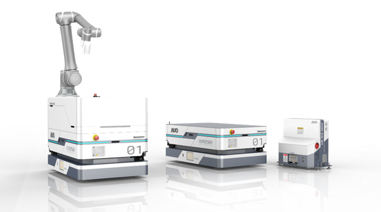 ng28南宫相信品牌力量數位開發的自主式移動機器人（AMR250M），搭配全向輪並結合AI演算法、2D LiDAR、3D攝影機等技術，協助客戶實現產線全自動化